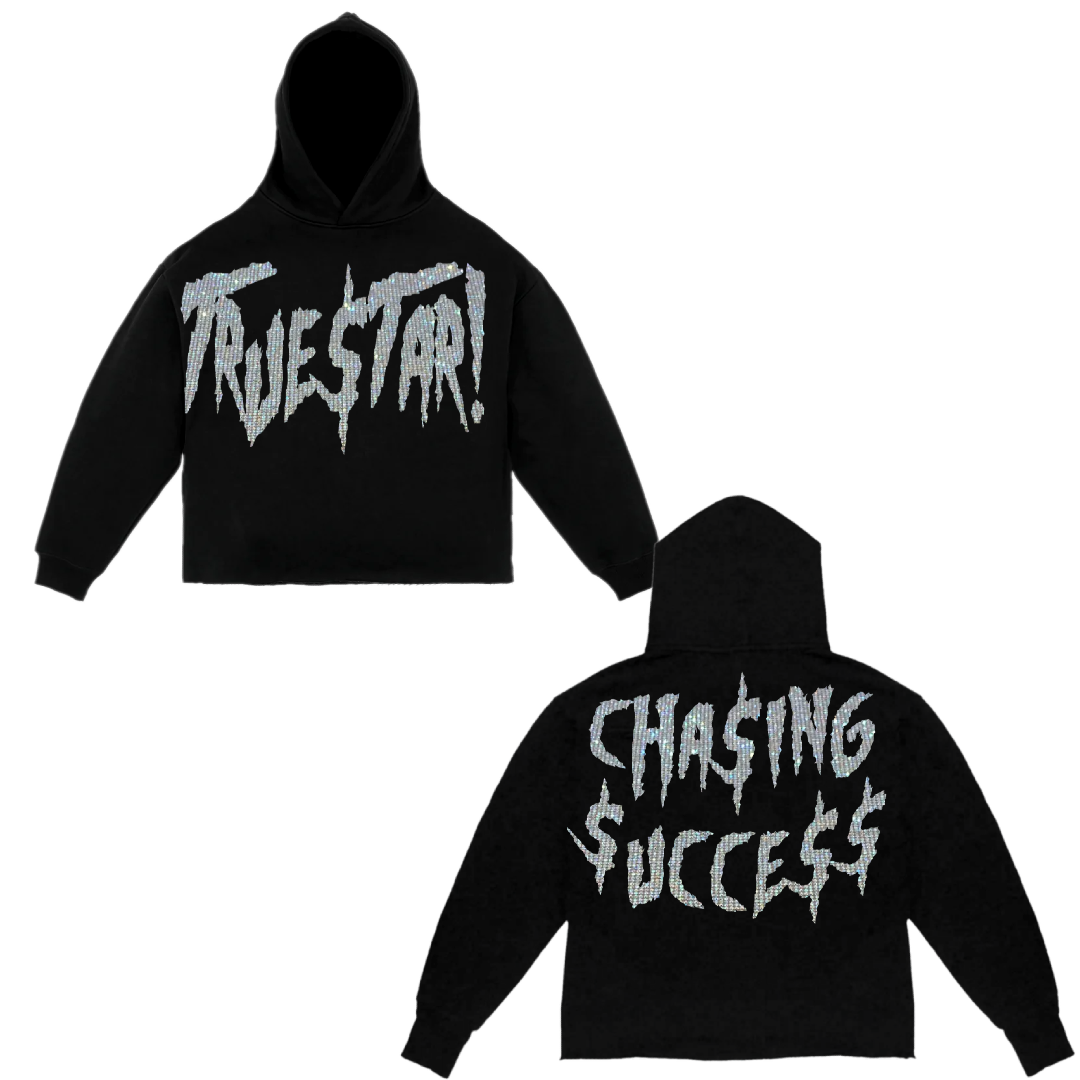 CHA ING UCCE RHINESTONE HOODIE TRUE TAR